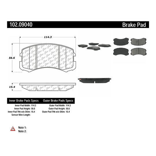 Pastillas Freno Mitsubishi Lancer 2000-2007 Delantero