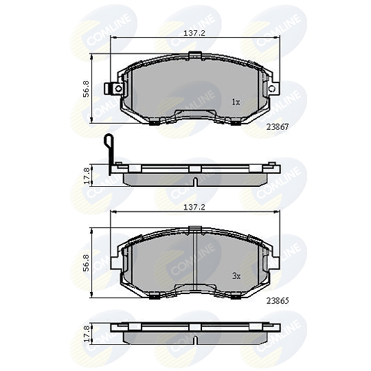 Pastillas Freno Subaru XV 2018-2023 Delantero