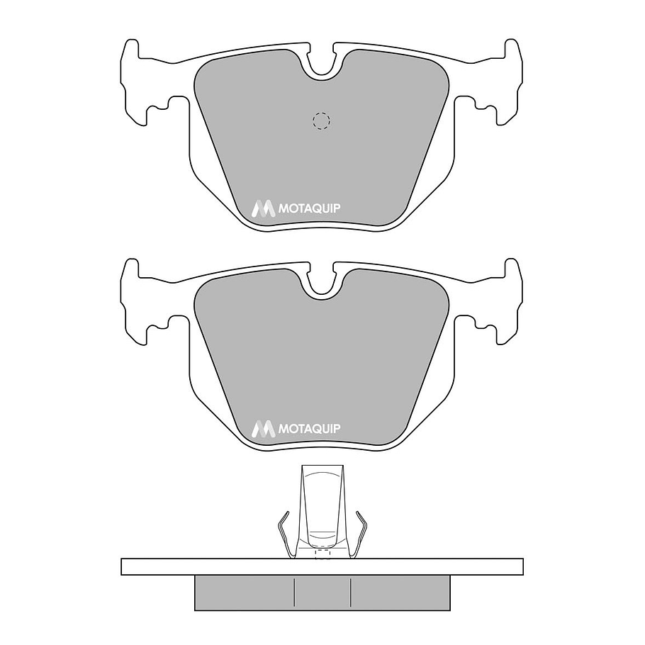 Pastillas Freno BMW X3 18d 2004-2010 Trasero 2