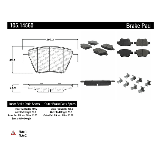 Pastillas Freno Audi A3 2003-2013 Trasero