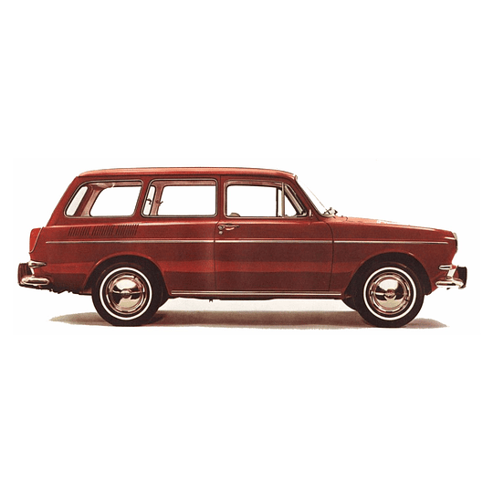 Pastillas Freno Volkswagen Squareback 1961-1973 Delantero, T