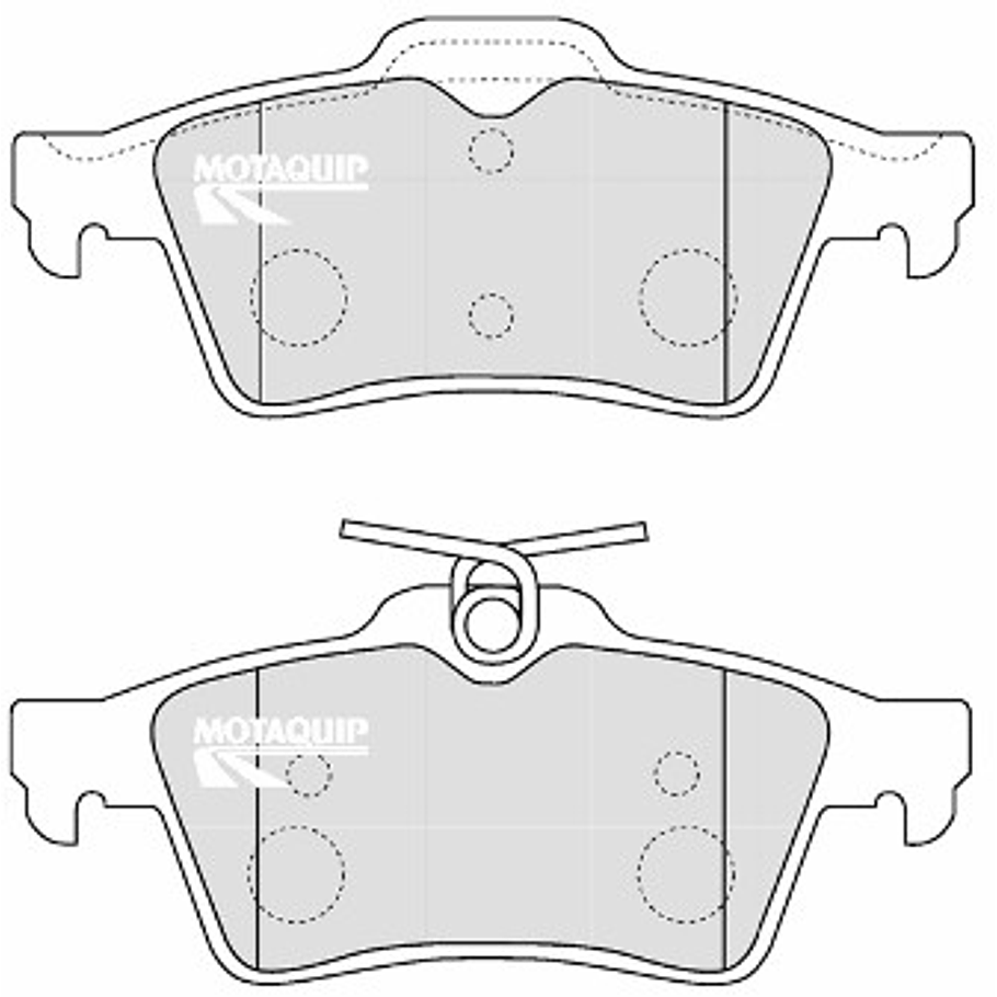 Pastillas Freno SAAB 9-3 Convertible 2004-2014 Trasero 2