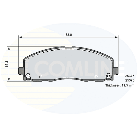 Pastillas Freno Chrysler Town & Country 2008-2016 Delantero