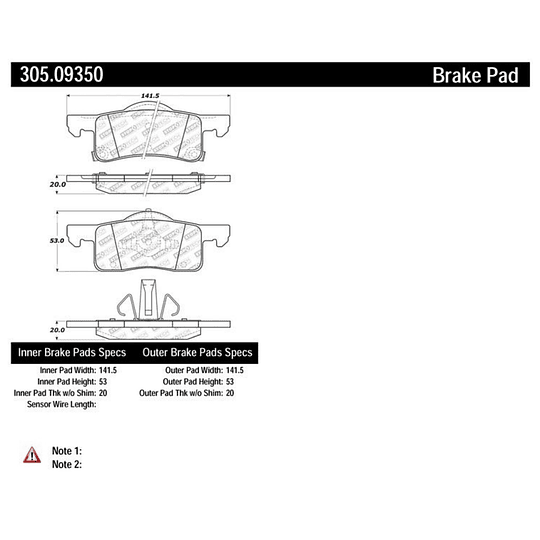 Pastillas Freno Ford Expedition 2003-2006 Trasero