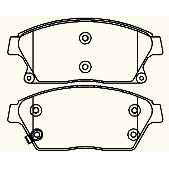 Pastillas Freno Chevrolet Orlando 2011-2018 Delantero