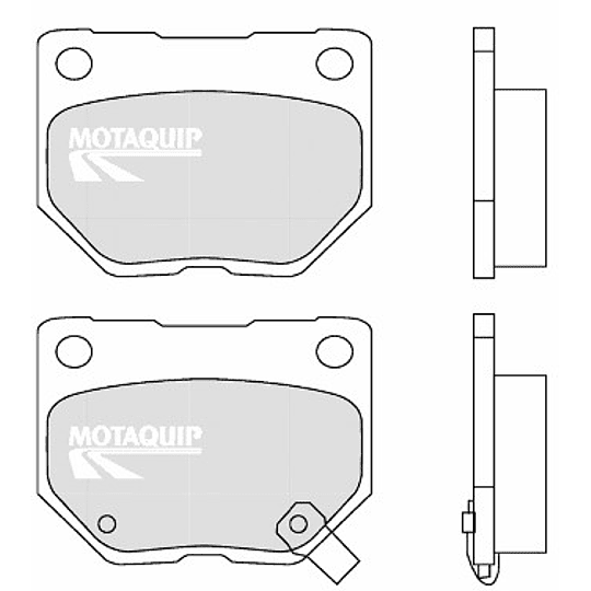 Pastillas Freno Subaru Impreza 2000-2007 Trasero