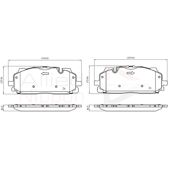 Pastillas Freno Audi A5 2018-2023 Delantero