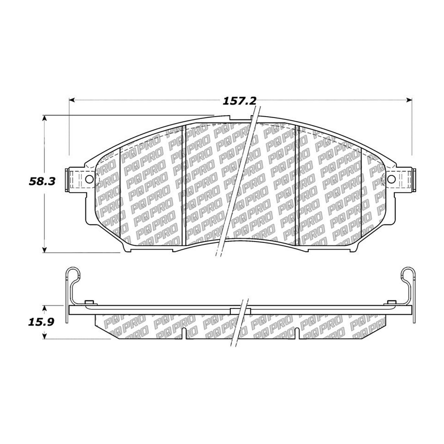 Pastillas Freno Infiniti G25 2007-2015 Delantero 2