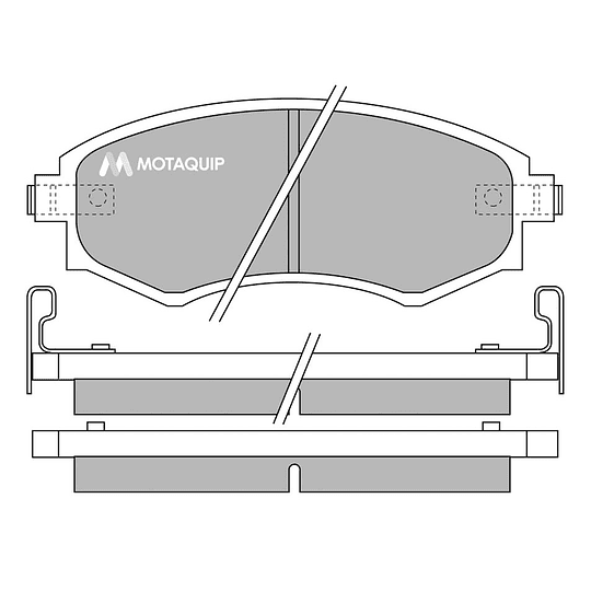 Pastillas Freno Hyundai Elantra 1990-1995 Delantero