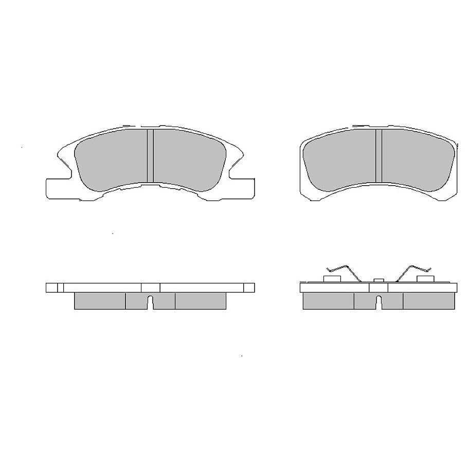 Pastillas Freno MOTAQUIP LVXL1672 1