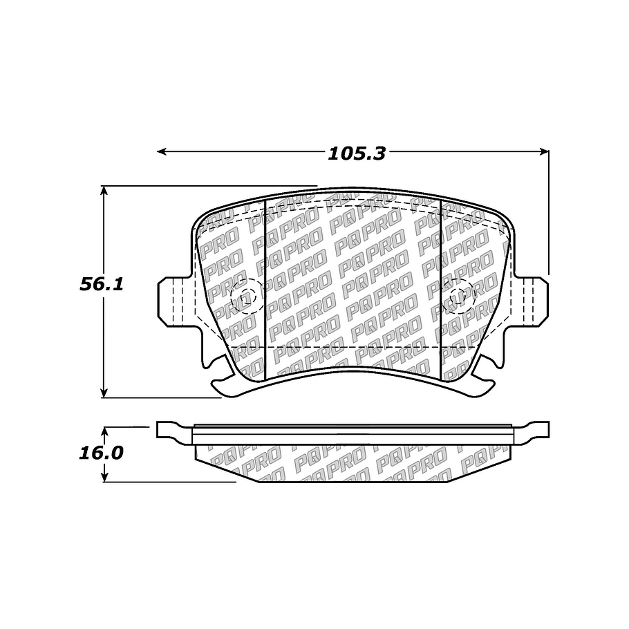 Pastillas Freno Seat Exeo 2008-2013 Trasero 2