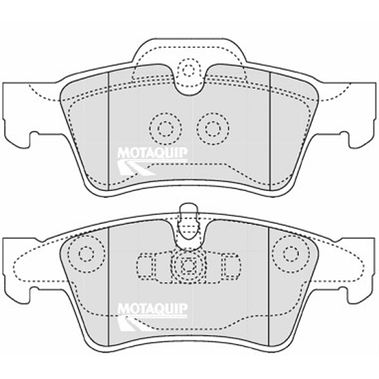 Pastillas Freno Mercedes Benz R350 CDI 2006-2013 Trasero