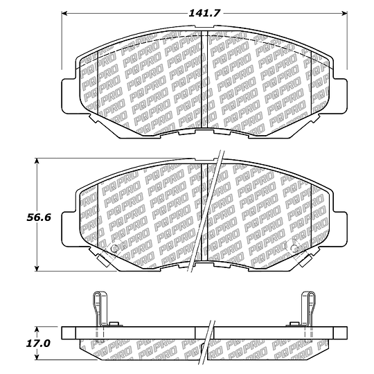 Pastillas Freno Acura ILX 2013-2015 Delantero