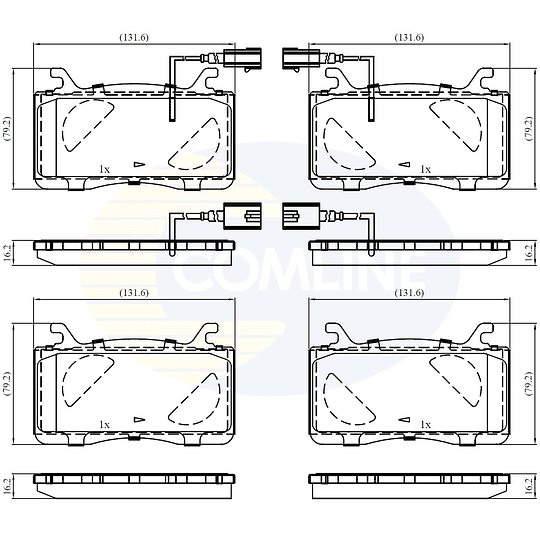 Pastillas Freno Alfa Romeo Giulia 2016-2023 Delantero