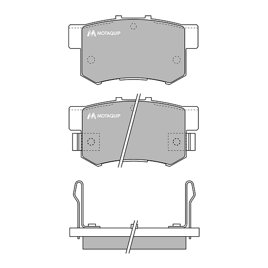 Pastillas Freno Suzuki SX4 2006-2014 Trasero