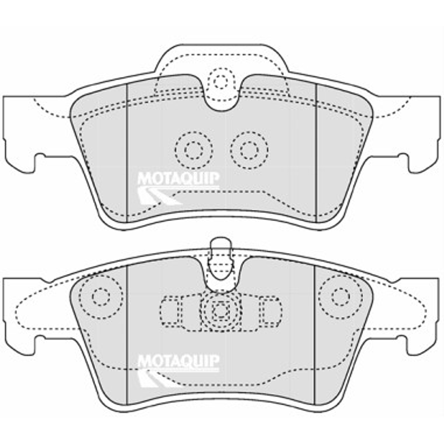 Pastillas Freno Mercedes Benz GL320 2006-2012 Trasero 2