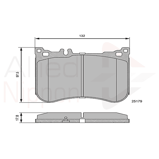 Pastillas Freno Mercedes Benz SL450 2013-2020 Delantero