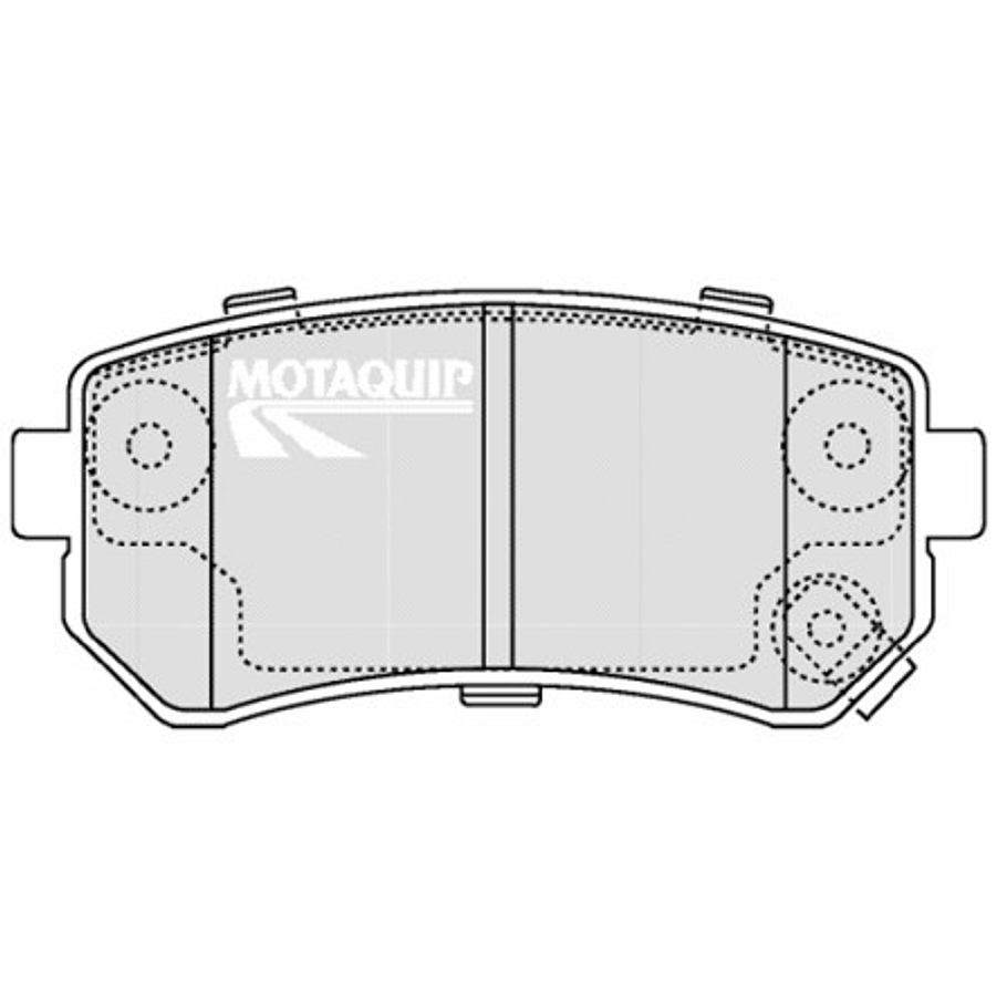 Pastillas Freno Hyundai Elantra 2010-2015 Trasero 2