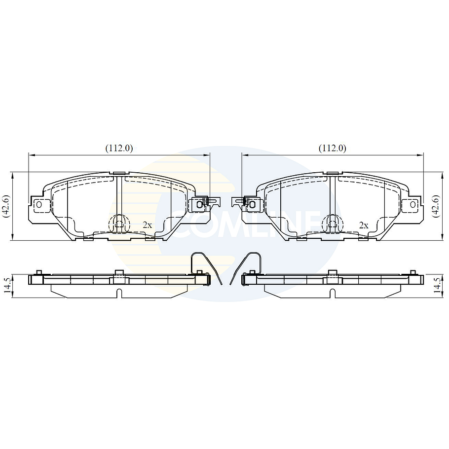 Pastillas Freno COMLINE CBP32416 1