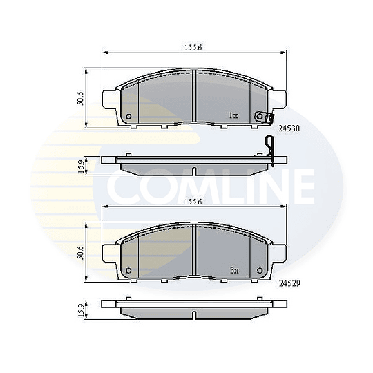 Pastillas Freno Mitsubishi Montero 2006-2021 Delantero