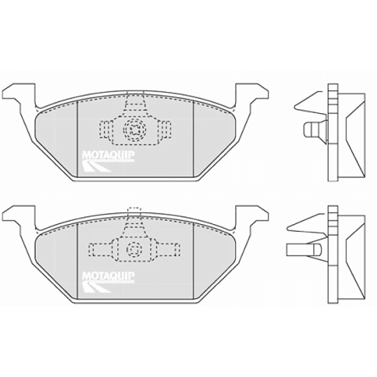 Pastillas Freno Volkswagen Bora 2011-2018 Delantero