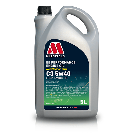 Aceite Motor MILLER´S EE Performance Engine Oil C3 5w40. For
