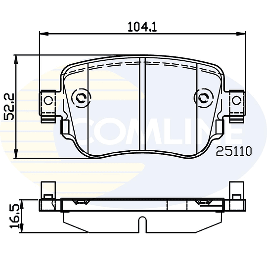 Pastillas Freno Audi Q3 2011-2018 Trasero