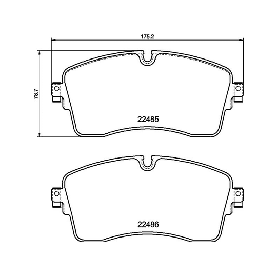 Pastillas Freno Land Rover Discovery Sport 2020-2023 Delante