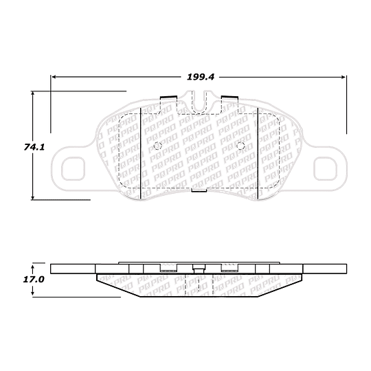 Pastillas Freno Porsche 911 2005-2012 Delantero