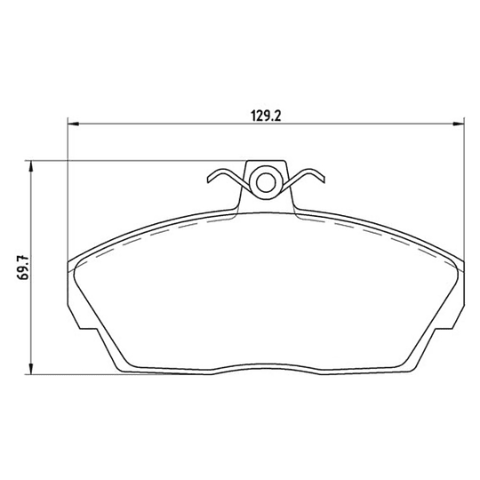 Pastillas Freno Land Rover Freelander LR2 1998-2006 Delanter