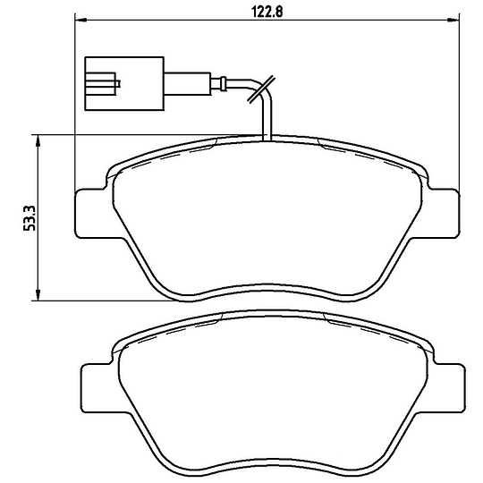 Pastillas Freno Fiat Palio 2011-2017 Delantero