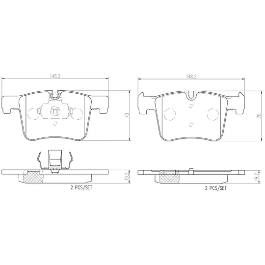 Pastillas Freno BMW M235i 2014-2021 Delantero