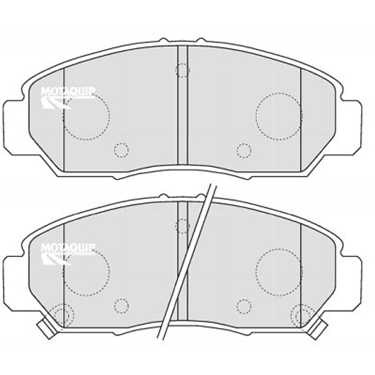 Pastillas Freno MOTAQUIP LVXL1149