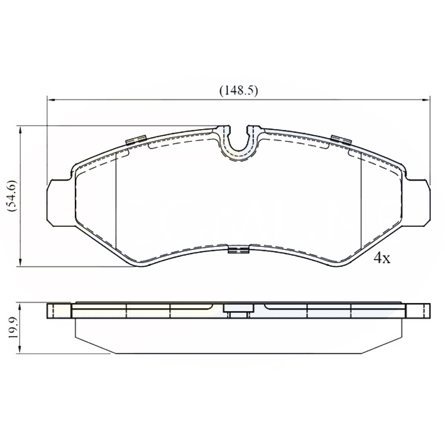 Pastillas Freno COMLINE CBP02762 1