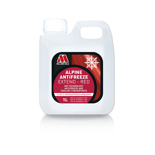 Anticongelante MILLER´S Alpine Antifreeze Extend Red  Concen