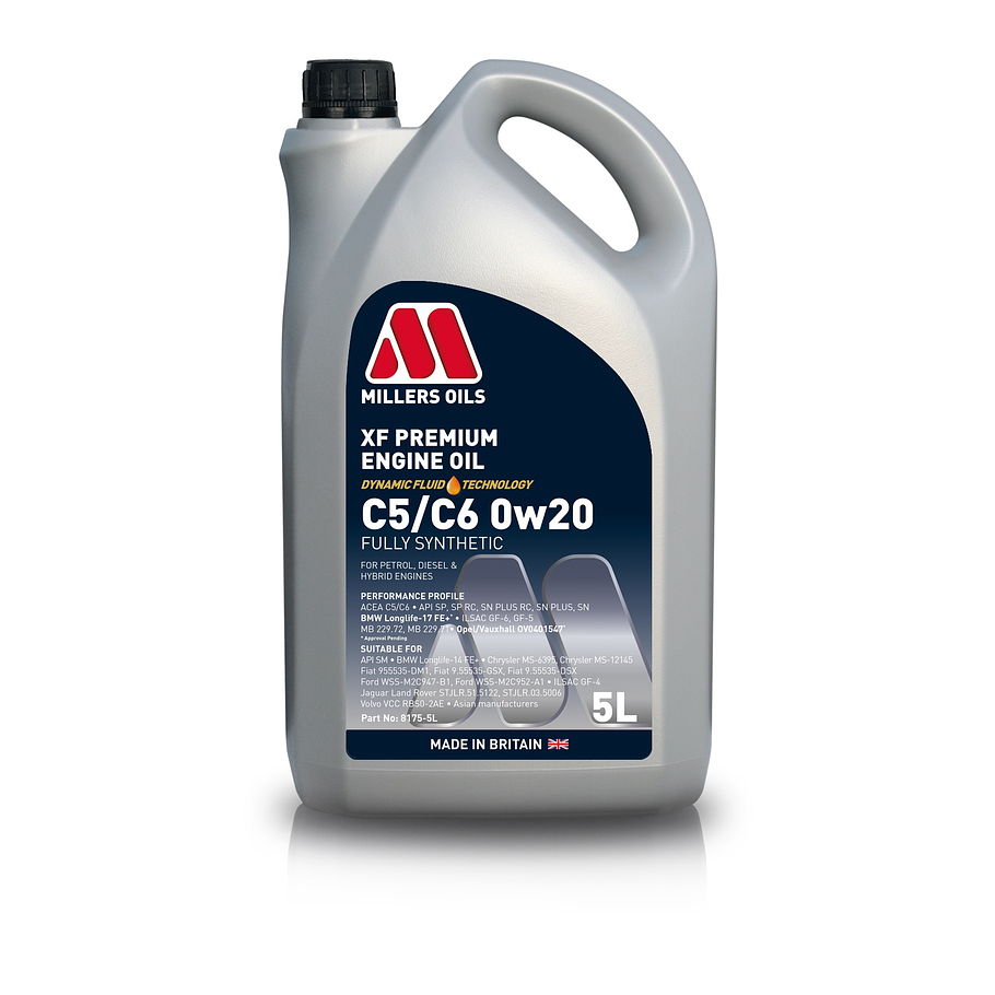 Aceite Motor MILLER´S XF Premium Engine Oil C5 C6 0w20 Forma 4