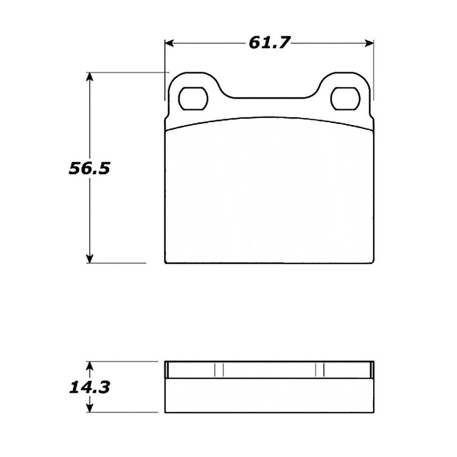 Pastillas Freno Mercedes Benz 300 SD 1978-1980 Delantero, Tr 2