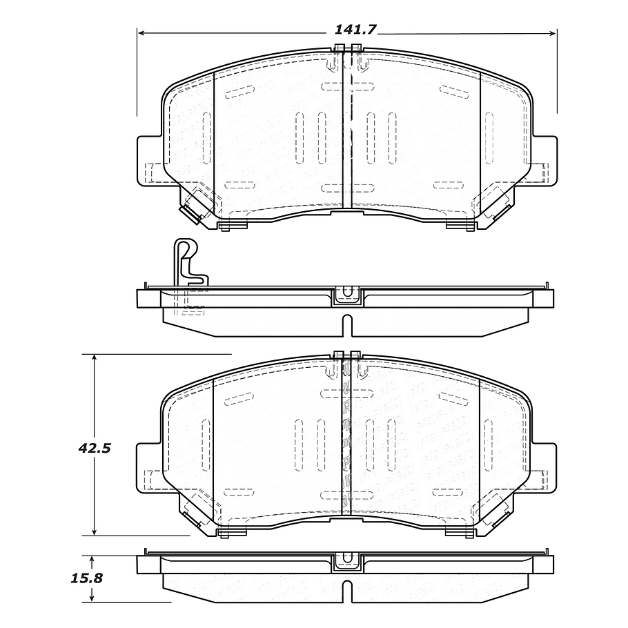 Pastillas Freno Mazda CX-5 2017-2023 Delantero 2