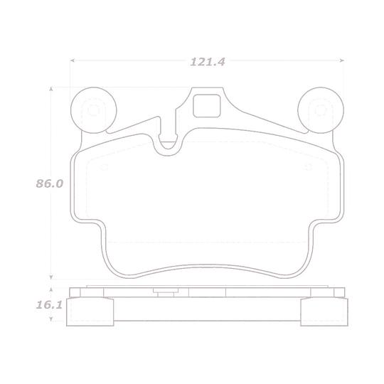 Pastillas Freno Porsche 911 Carrera 1997-2004 Delantero, Tra