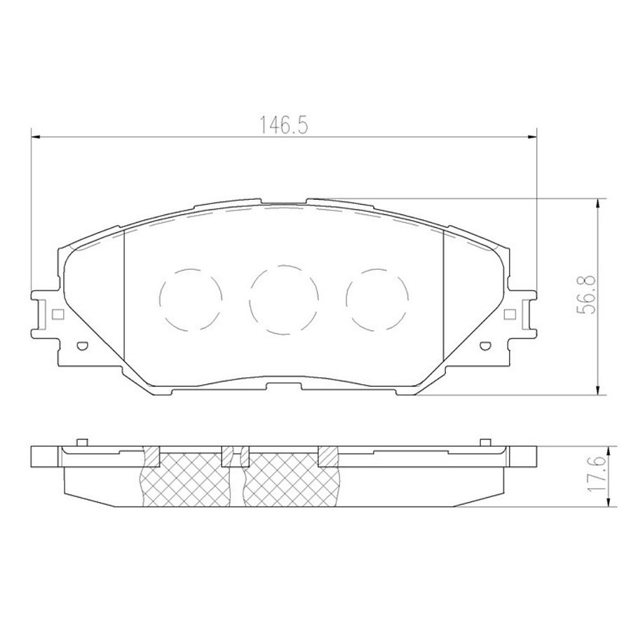 Pastillas Freno Toyota RAV4 2013-2018 Delantero 2