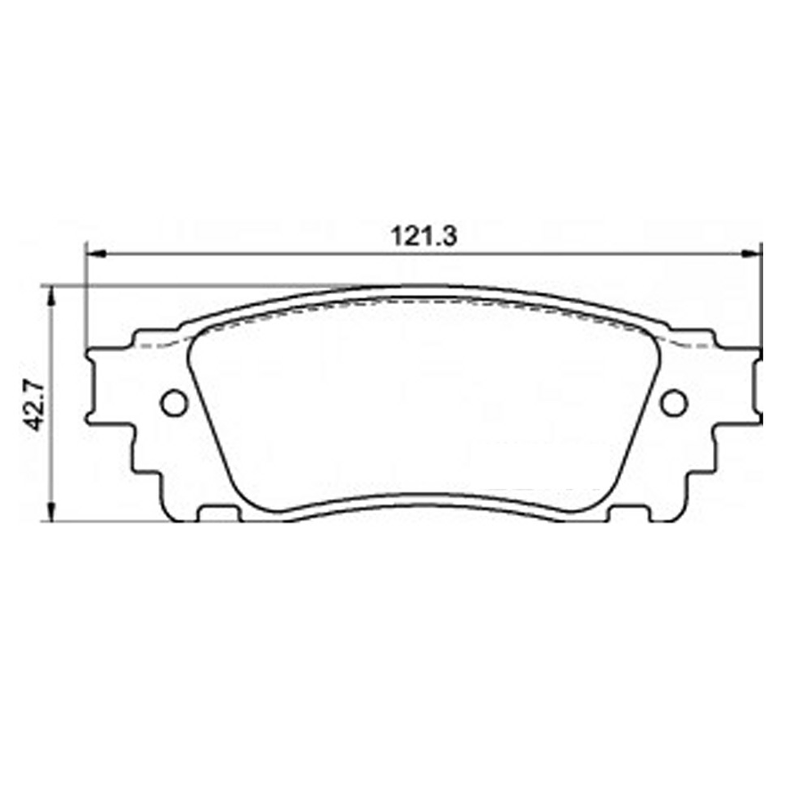 Pastillas Freno Lexus RX 200t 2016-2023 Trasero 2