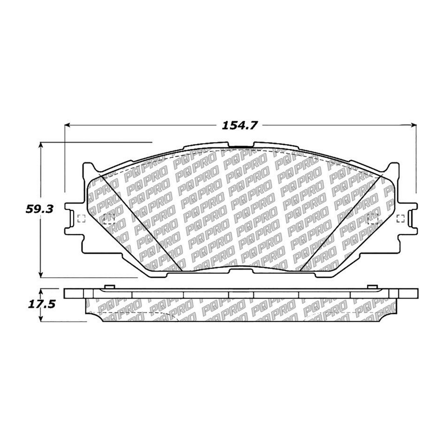 Pastillas Freno Lexus IS250 2006-2013 Delantero 2