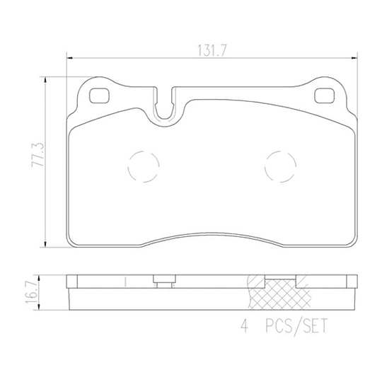 Pastillas Freno Volkswagen Touareg 2002-2010 Delantero, Tras