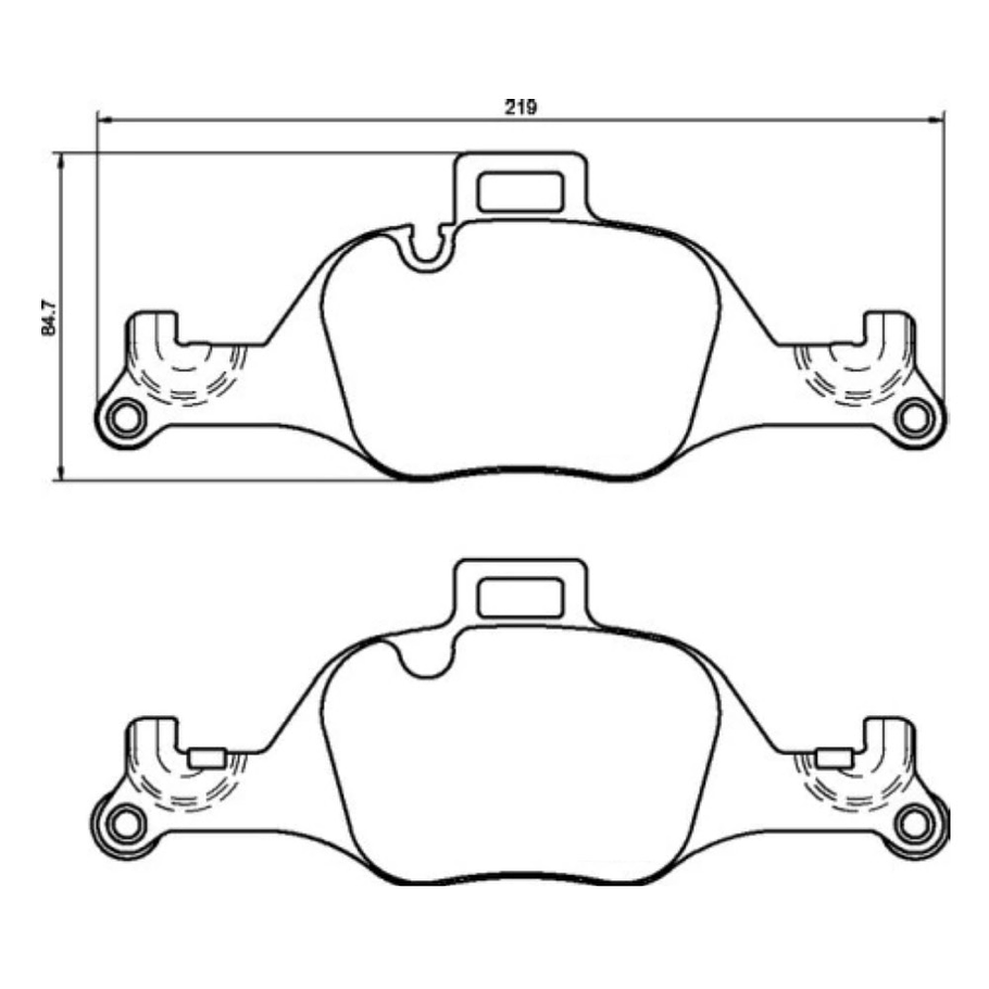 Pastillas Freno BMW 540i 2017-2023 Delantero 2