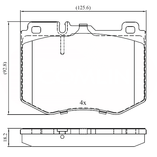 Pastillas Freno Mercedes Benz E300 2017-2023 Delantero