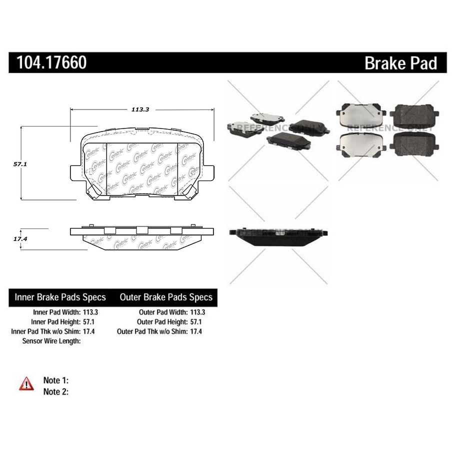 Pastillas Freno Dodge Charger 2011-2023 Trasero 2