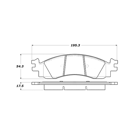 Pastillas Freno Ford Taurus 2010-2019 Delantero