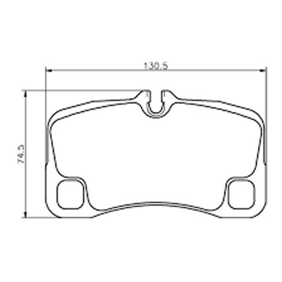 Pastillas Freno Porsche 911 Turbo 2005-2012 Trasero 2