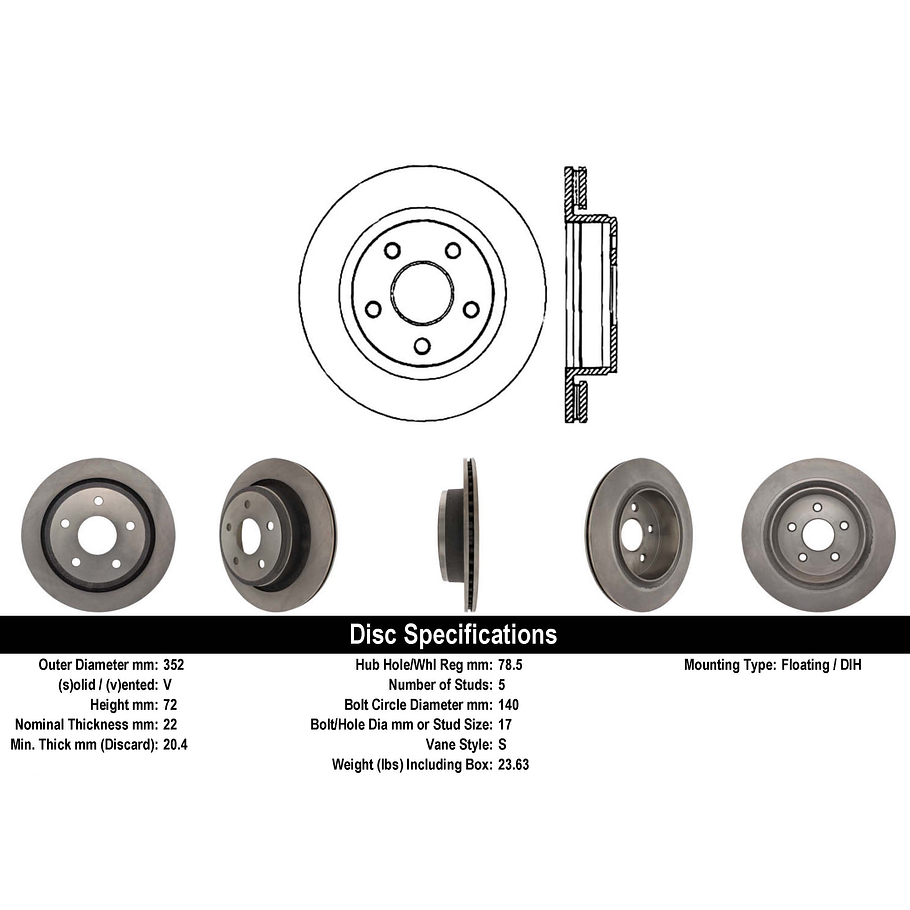 Disco Freno RAM 4000 2009-2019 Delantero 2