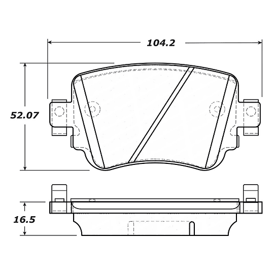 Pastillas Freno Audi A1 2010-2018 Trasero